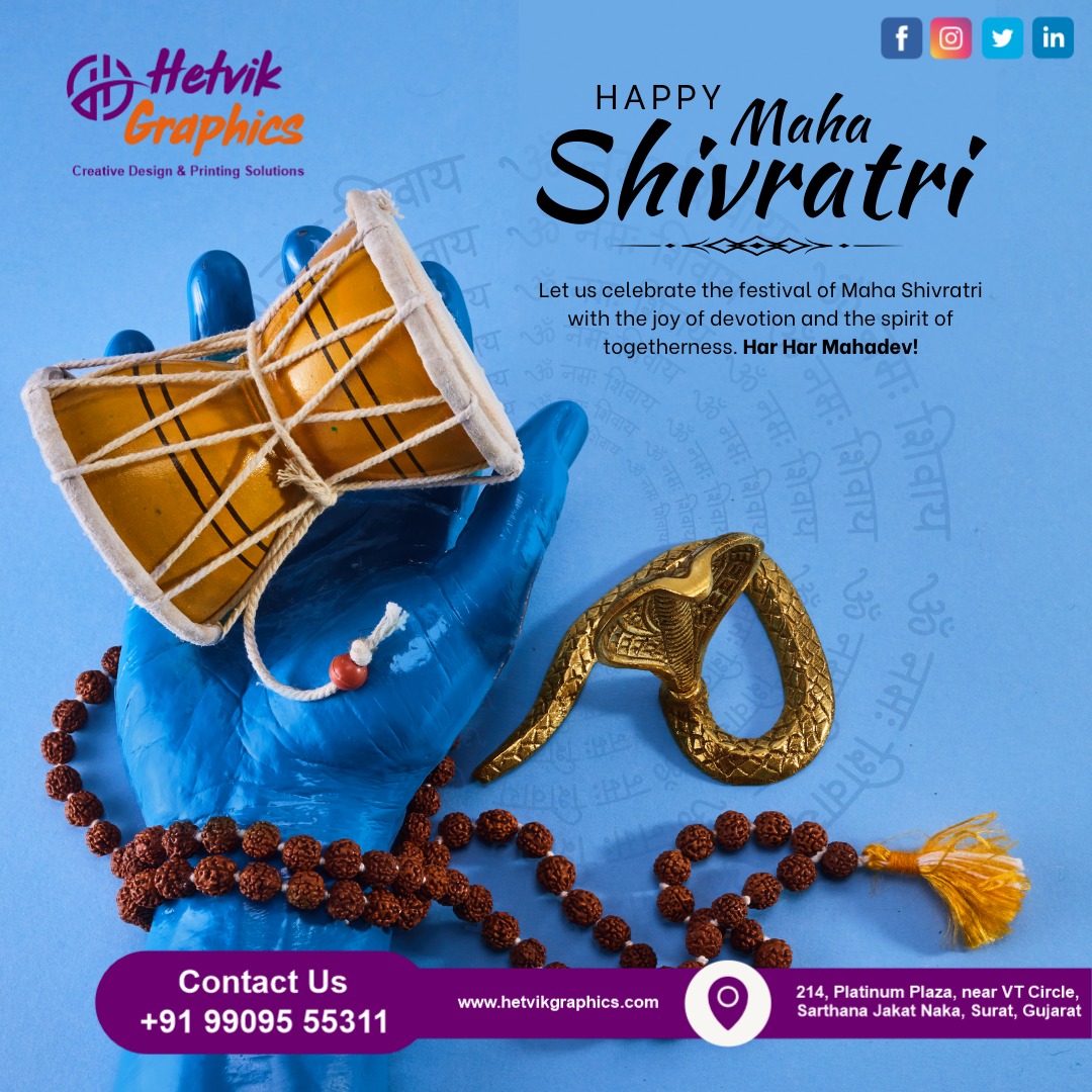 Happy Maha Shivratri โ Har Har Mahadev!
